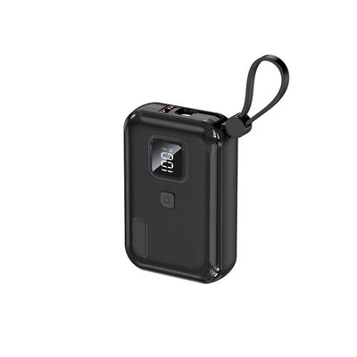 Un bon prix. Mini-puissance en noir et blanc intégré câble de charge / LED en ligne