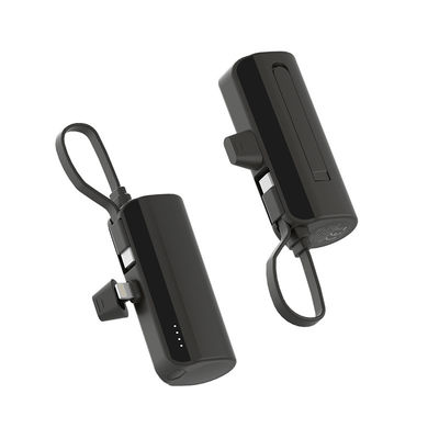 Un bon prix. Compact ABS Black Lithium Polymer Tail Plug Powerbank 5V/2.1A Solution de recharge en ligne
