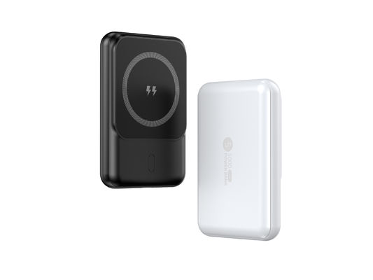 Un bon prix. Banque d'alimentation magnétique sans fil 5000mah Batterie Li Polymer Chargement 12V-1.67A Sortie ABS PC ignifuge en ligne