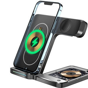 Un bon prix. Chargeur sans fil de type C à entrée rapide 10W 7.5W 5W Pour iPhone Apple Watch Air Pods en ligne