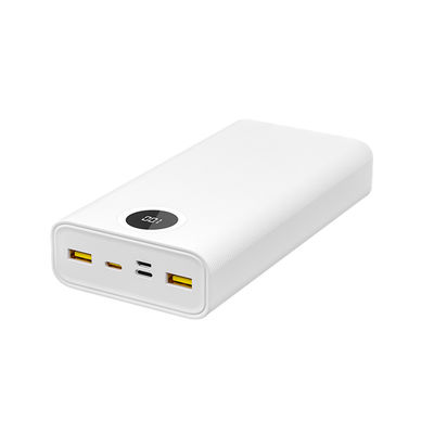 Un bon prix. Banque d'alimentation de grande capacité blanche 22.5W PD sortie avec indicateur LED de protection de la sécurité en ligne