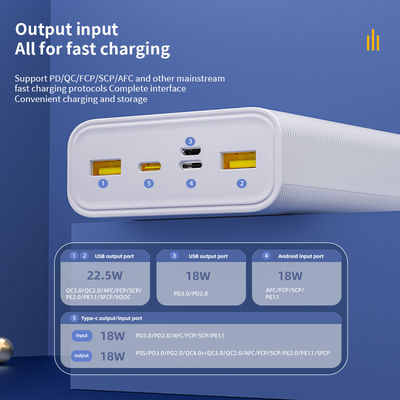 Un bon prix. Banque d'alimentation en polymère de lithium portable avec protection contre les courts-circuits de surcharge en ligne