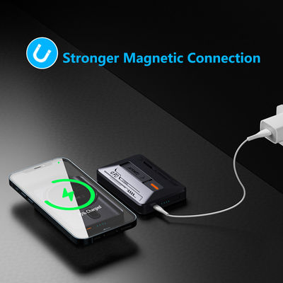 Un bon prix. OEM chargeur sans fil mini compact de la banque de puissance magnétique en ligne